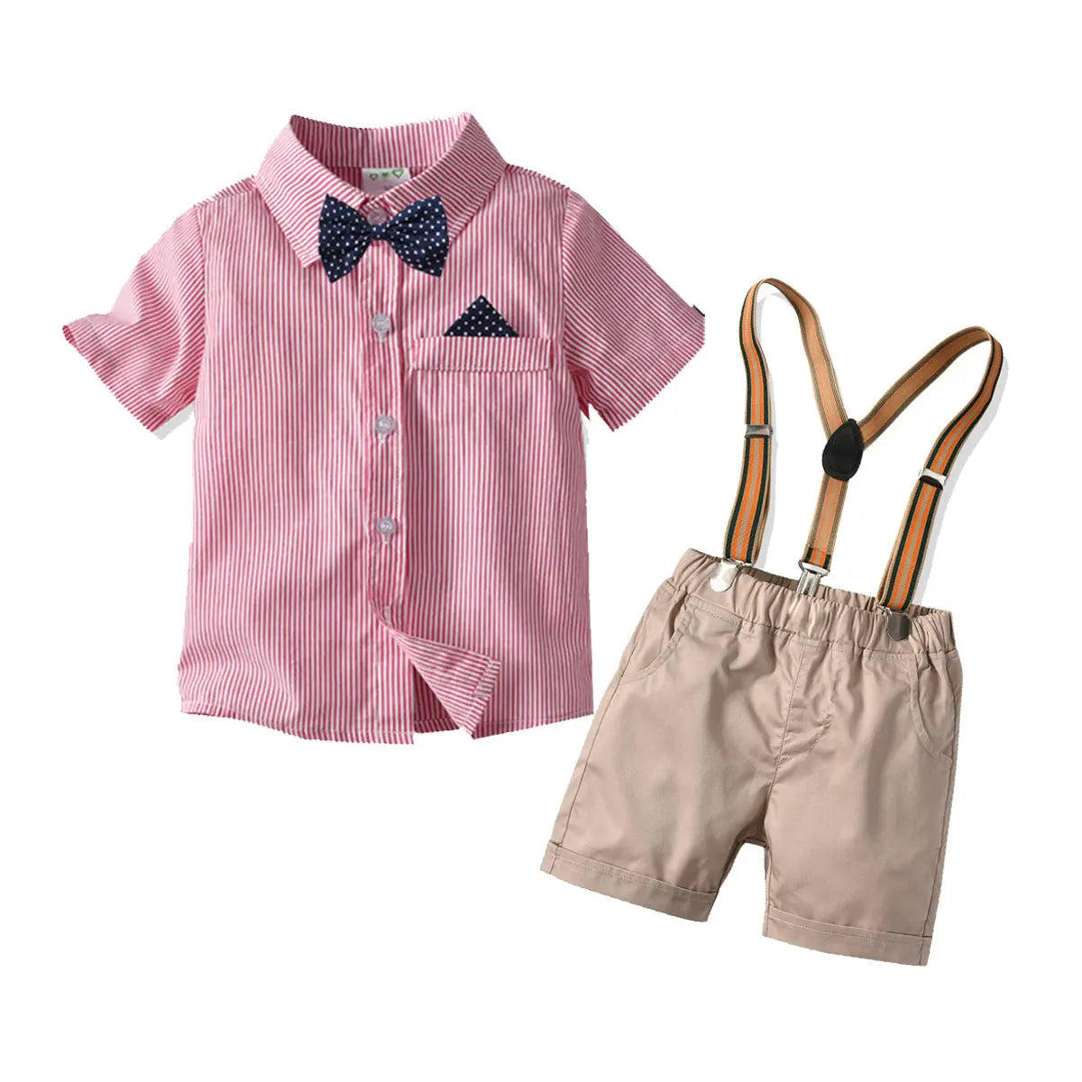 Boys bow tie dress suit shirt - LITTLEGIANT Baby Cloth