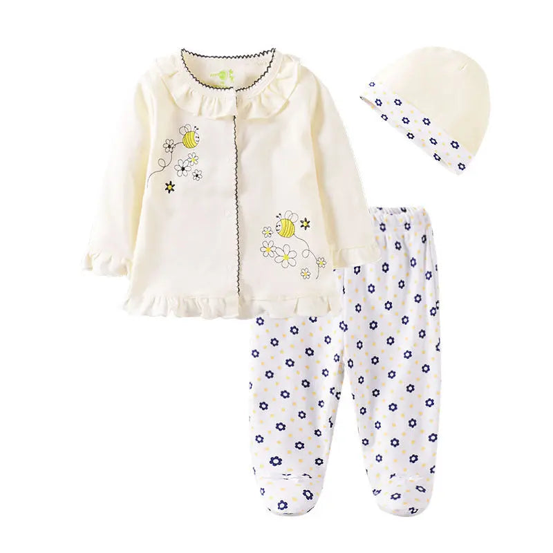 "Little Darling" 3-Piece Sweet Suit - LITTLEGIANT Baby Cloth