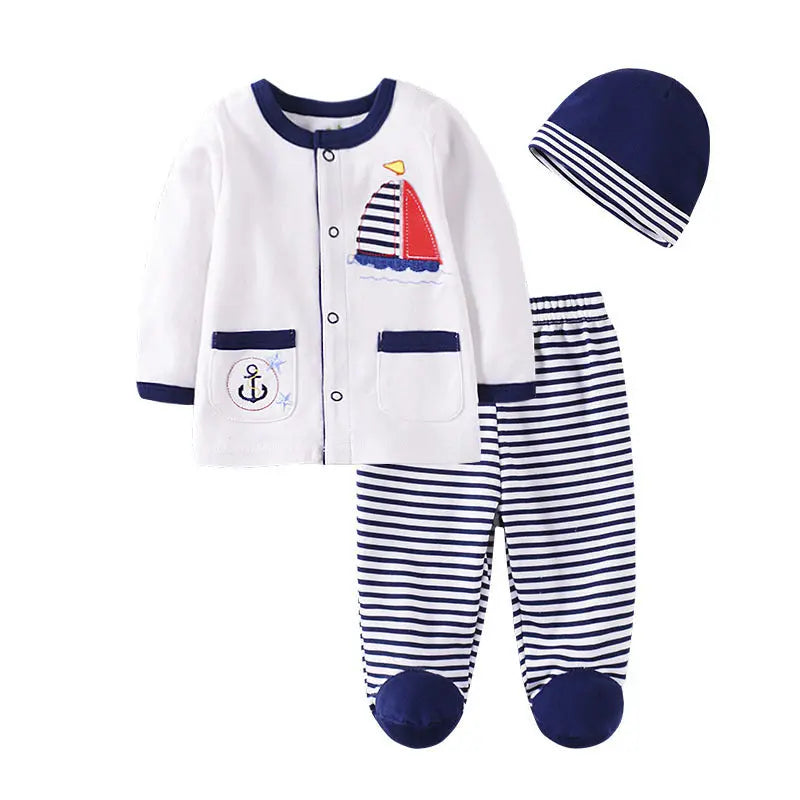 "Little Darling" 3-Piece Sweet Suit - LITTLEGIANT Baby Cloth