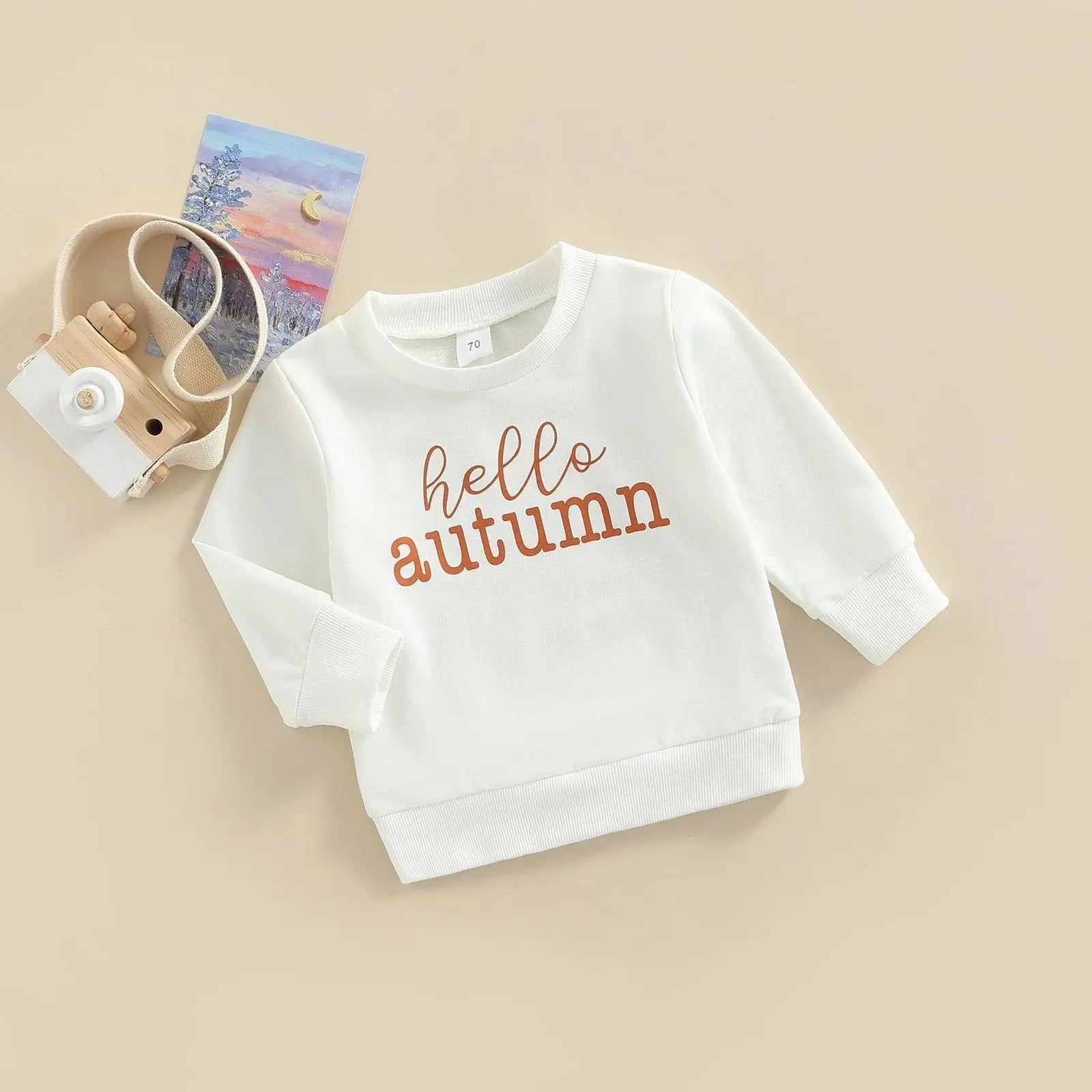 Alphabet Print Baby Pullover & Bottoms - LITTLEGIANT Baby Cloth