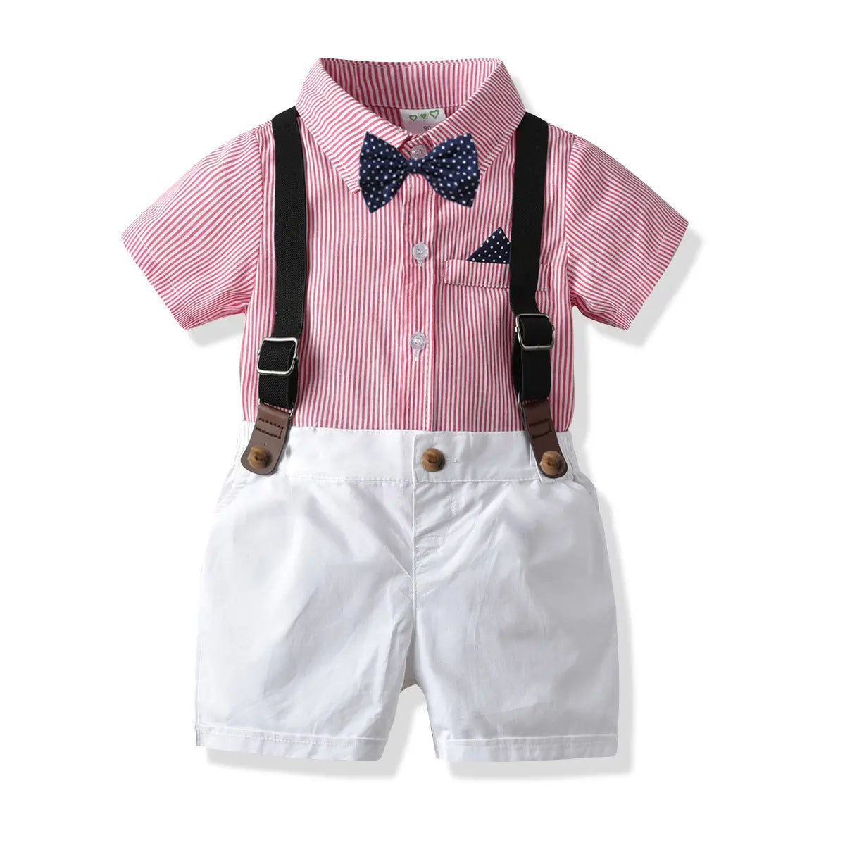 Boys bow tie dress suit shirt - LITTLEGIANT Baby Cloth