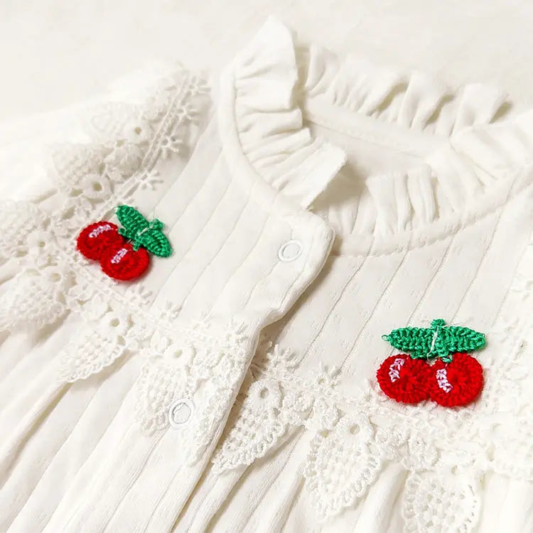 LITTLEGIANT Newborn 5-piece Cherry Print Gift Set LITTLEGIANT