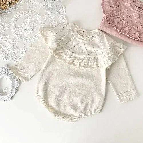 Korean Knit Baby Bodysuit - LITTLEGIANT Baby Cloth