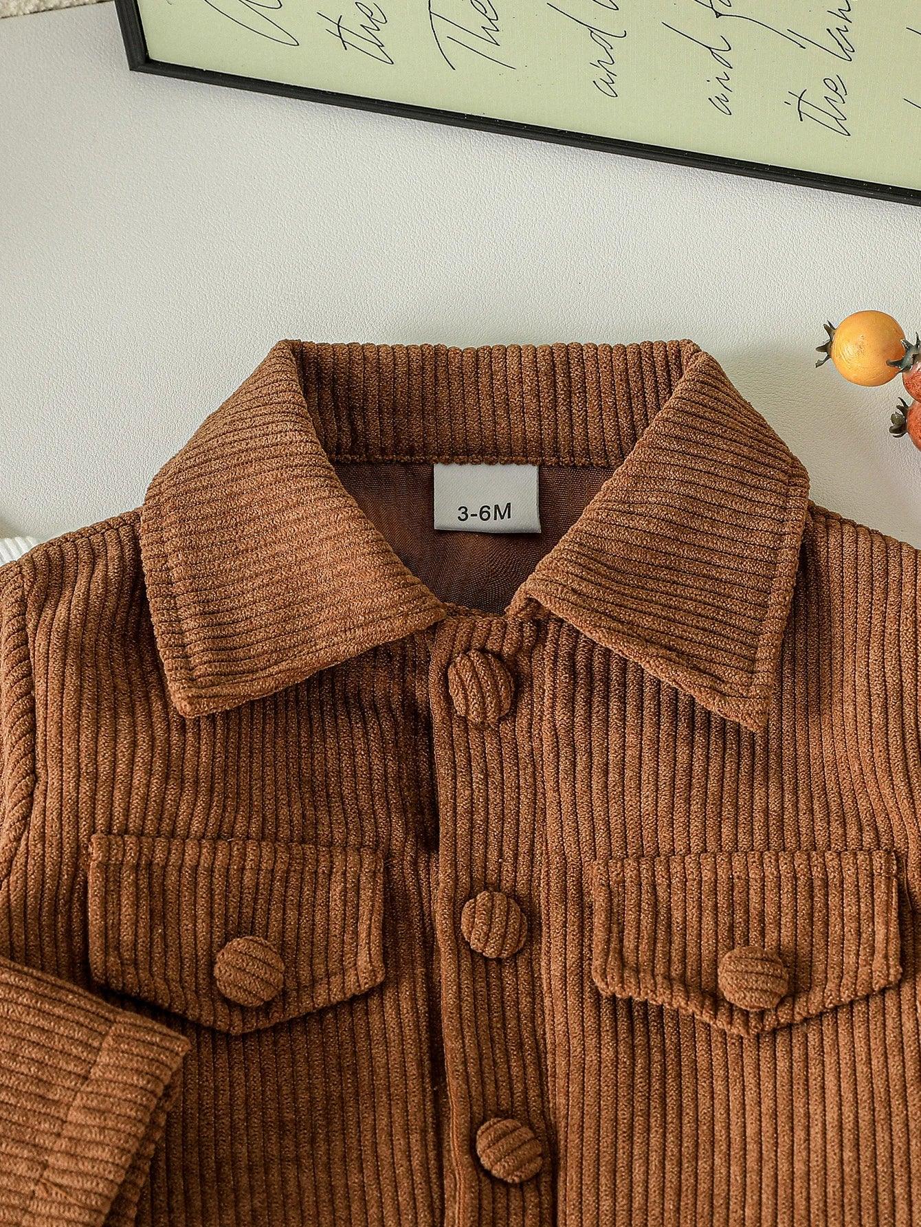 Chic Baby Girl High Collar Knit Set - LITTLEGIANT Baby Cloth