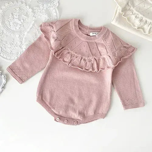 Korean Knit Baby Bodysuit - LITTLEGIANT Baby Cloth