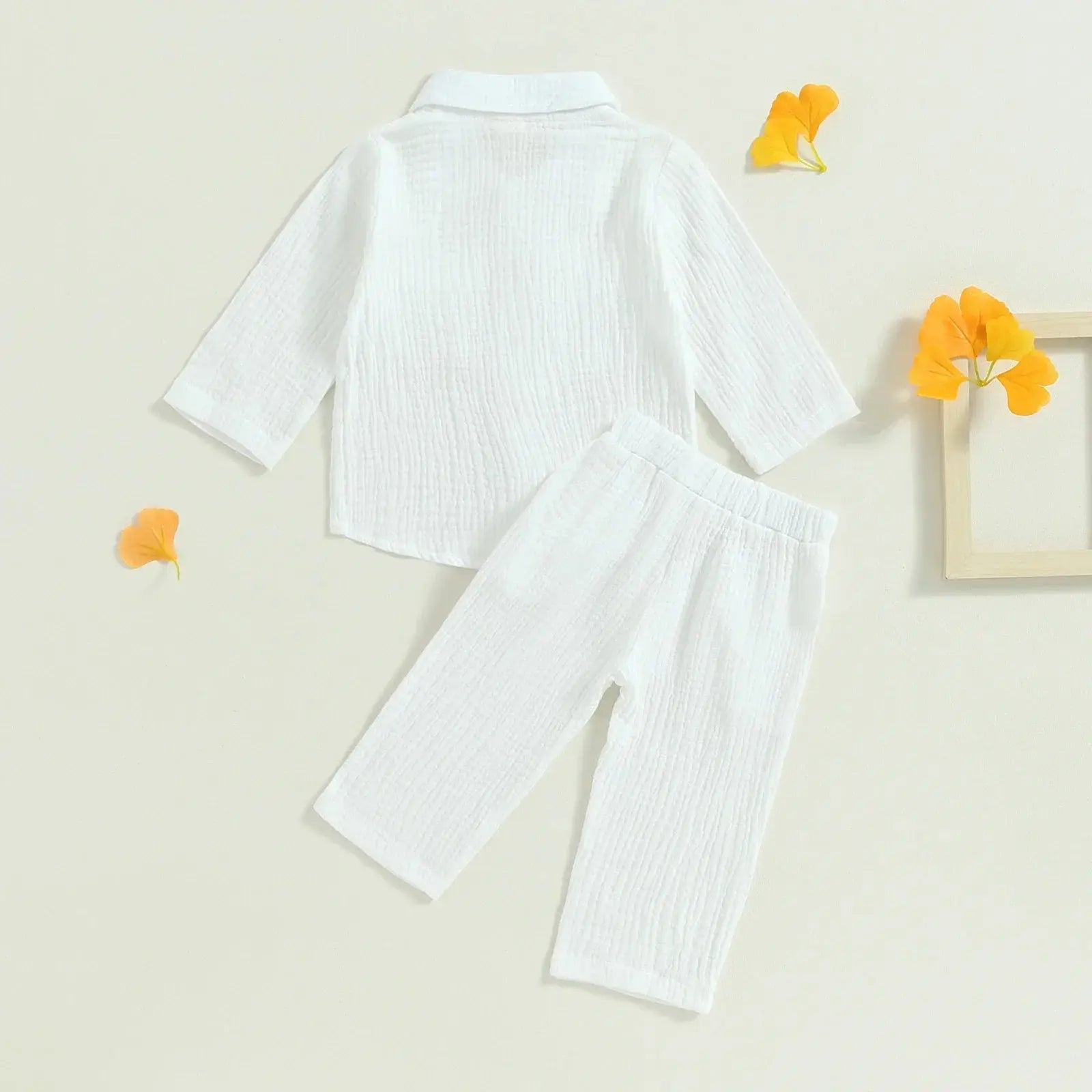 Pudcoco Linen Set - Boy's Outfit - LITTLEGIANT Baby Cloth