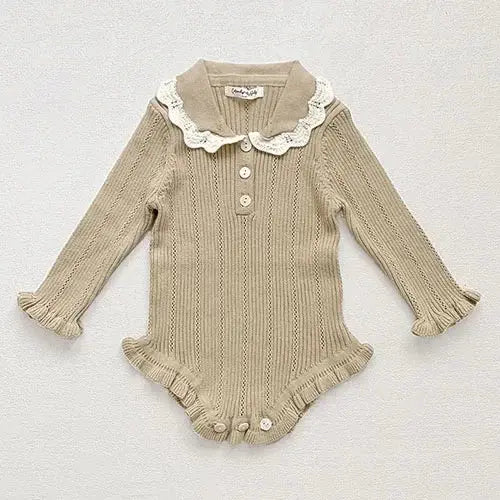 Korean Knit Baby Bodysuit - LITTLEGIANT Baby Cloth