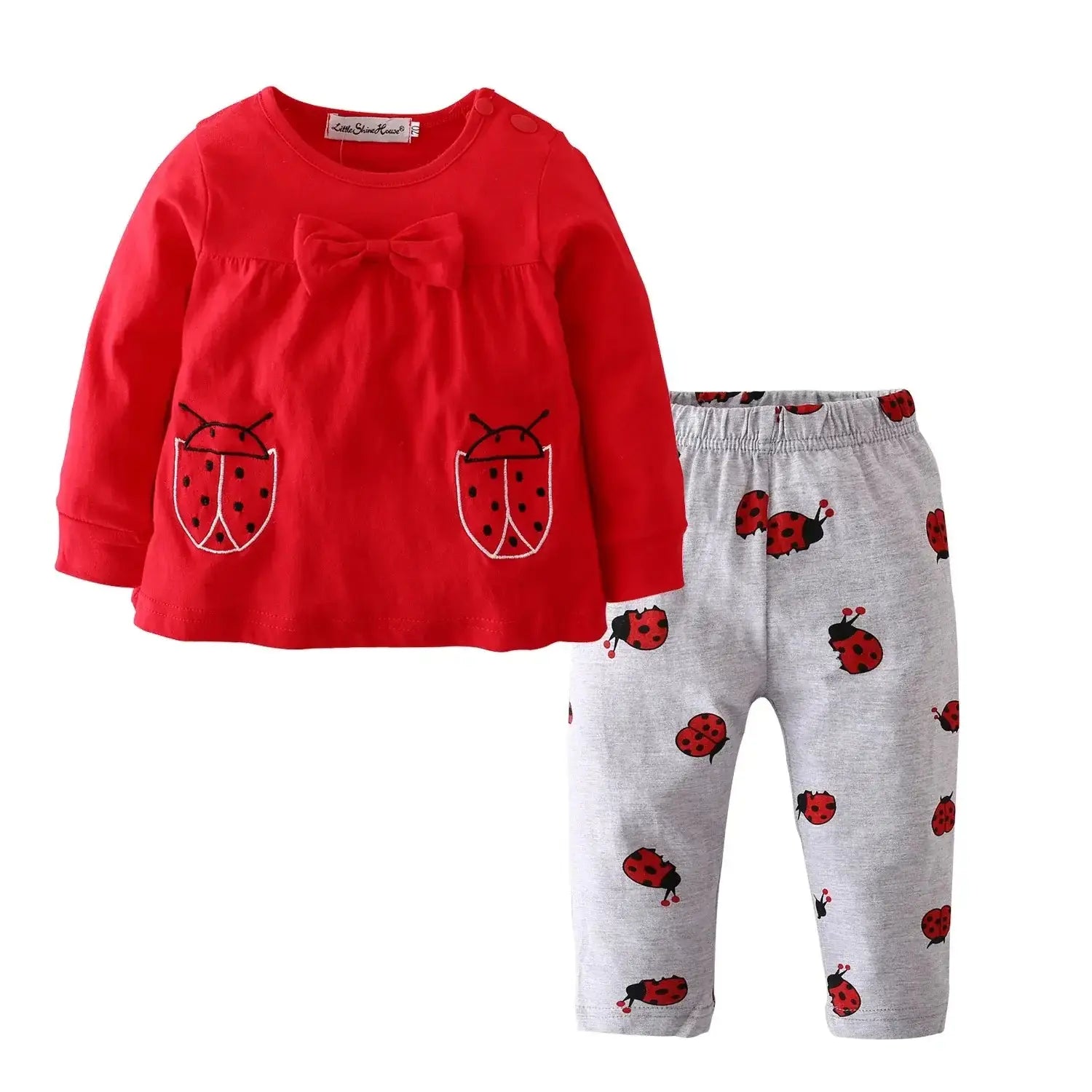 Bee Spring Toddler Outfit Set for Girls - LITTLEGIANT Baby Cloth