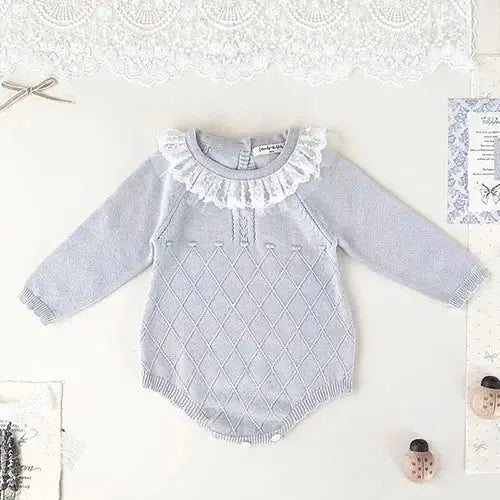 Korean Knit Baby Bodysuit - LITTLEGIANT Baby Cloth
