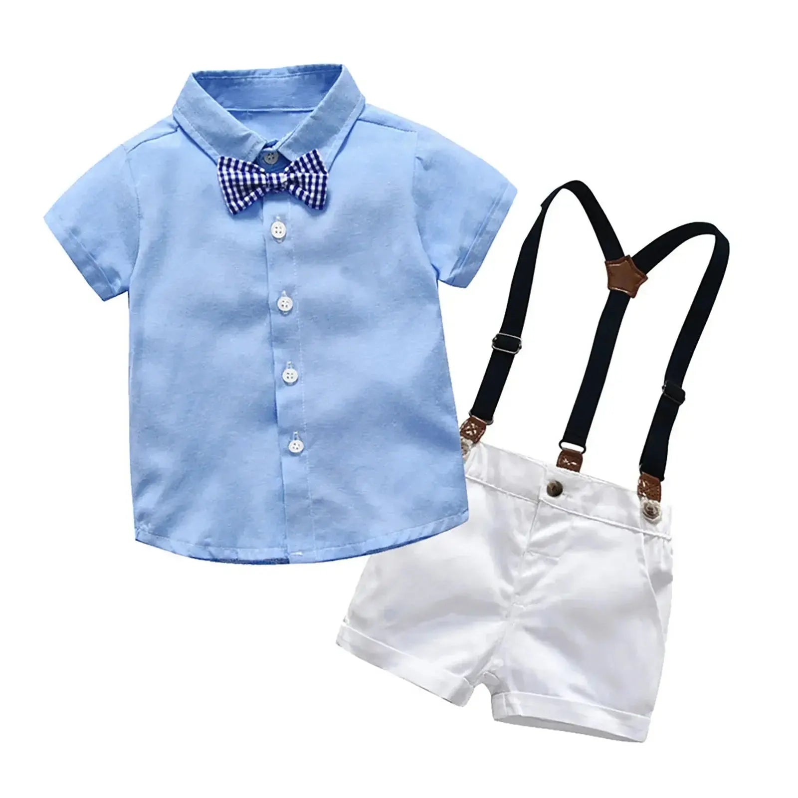 LITTLEGIANT Baby Boy Royal Blue Gentleman Suit – 3pc Set - LITTLEGIANT Baby Cloth