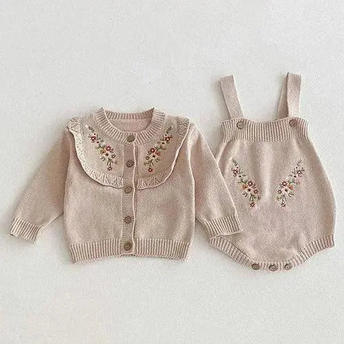 Cardigan Bambino Knit Set - LITTLEGIANT Baby Cloth