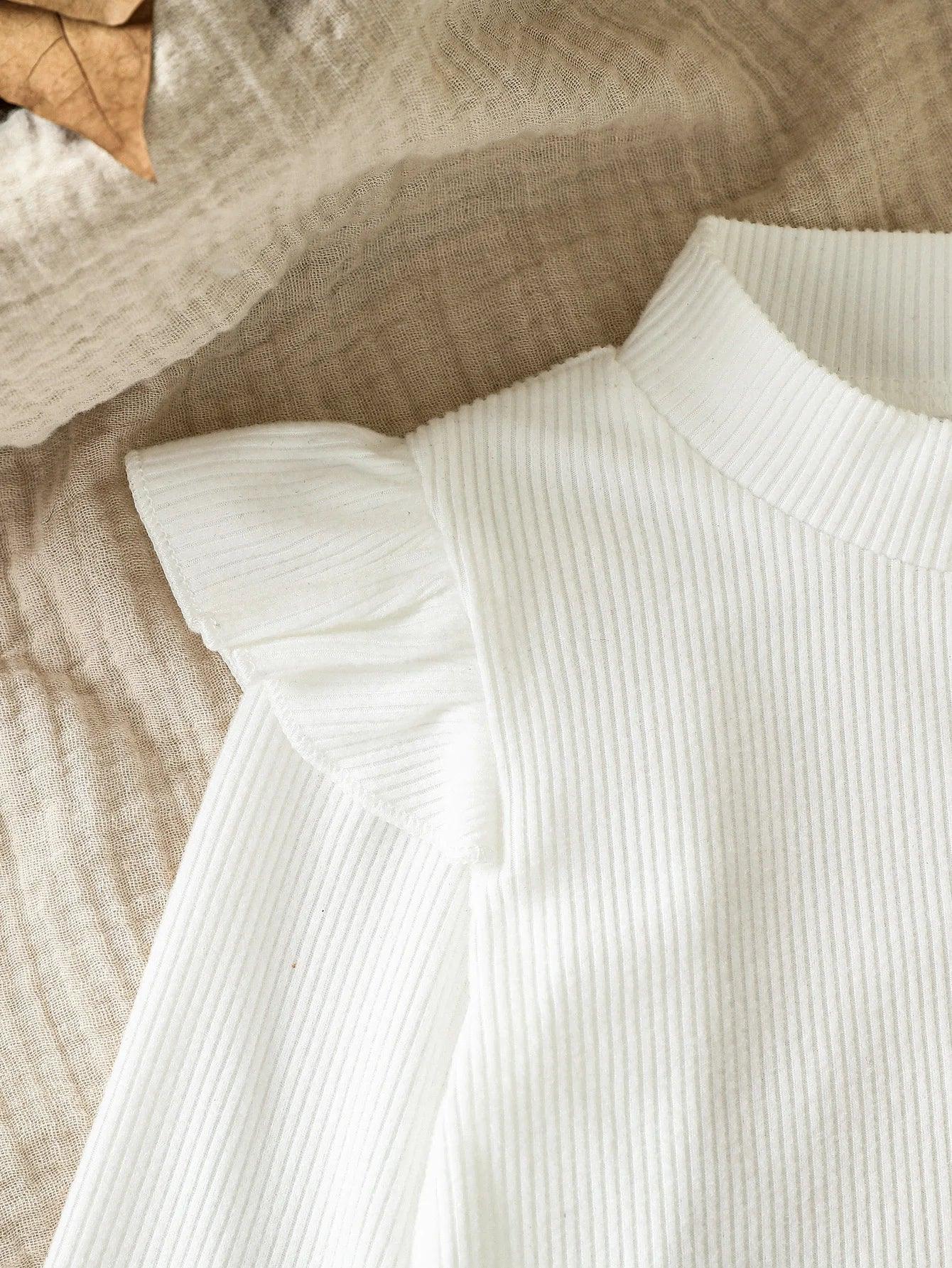 Chic Baby Girl High Collar Knit Set - LITTLEGIANT Baby Cloth