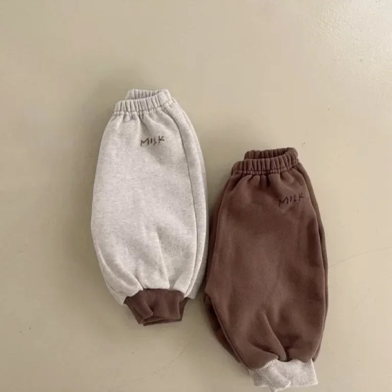 LITTLEGIANT Velvet Fleece Thick Pants. - LITTLEGIANT Baby Cloth