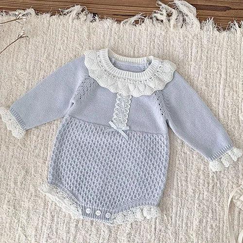 Korean Knit Baby Bodysuit - LITTLEGIANT Baby Cloth