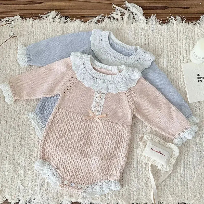 Korean Knit Baby Bodysuit - LITTLEGIANT Baby Cloth