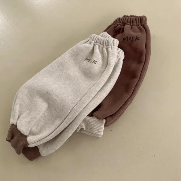 LITTLEGIANT Velvet Fleece Thick Pants. - LITTLEGIANT Baby Cloth