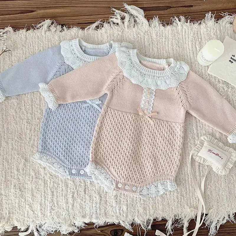 Korean Knit Baby Bodysuit - LITTLEGIANT Baby Cloth
