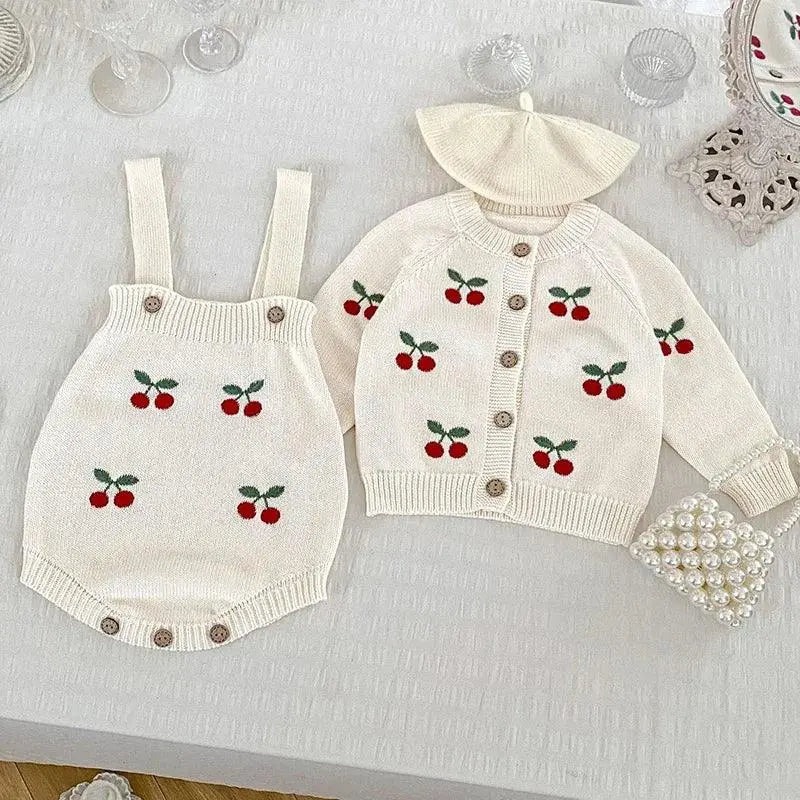 Cardigan Bambino Knit Set - LITTLEGIANT Baby Cloth