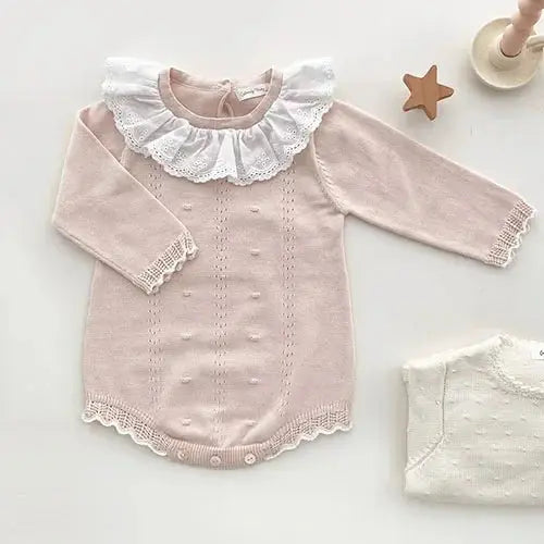Korean Knit Baby Bodysuit - LITTLEGIANT Baby Cloth